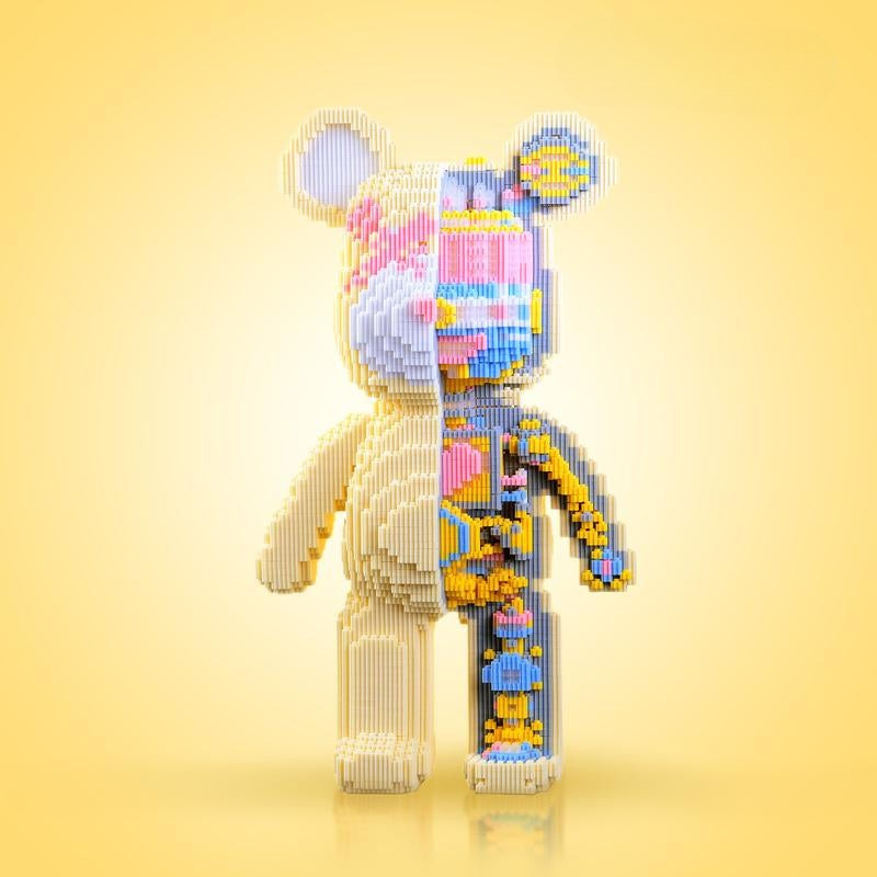 Bear Building Block Set - Perfect Educational Gift for Boys and Girls, Ideal for Birthdays and Family Bonding