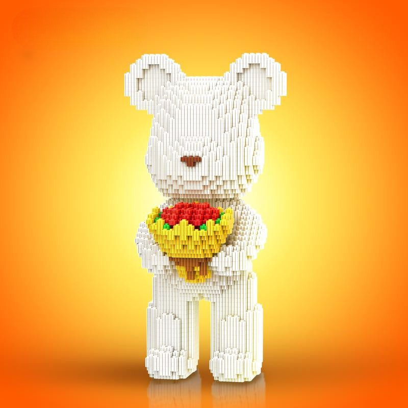 Bear Building Block Set - Perfect Educational Gift for Boys and Girls, Ideal for Birthdays and Family Bonding