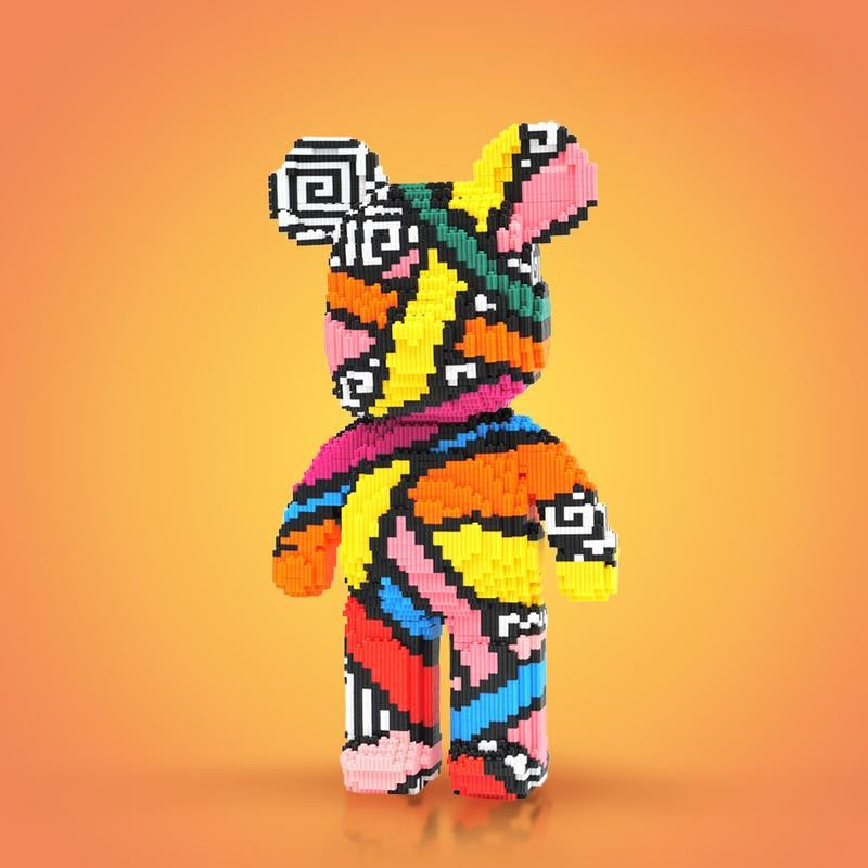 Bear Building Block Set - Perfect Educational Gift for Boys and Girls, Ideal for Birthdays and Family Bonding