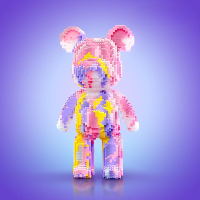 Bear Building Block Set - Perfect Educational Gift for Boys and Girls, Ideal for Birthdays and Family Bonding