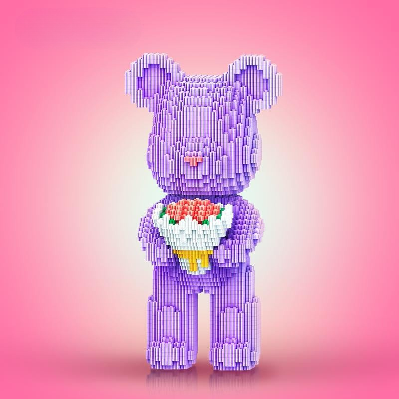 Bear Building Block Set - Perfect Educational Gift for Boys and Girls, Ideal for Birthdays and Family Bonding