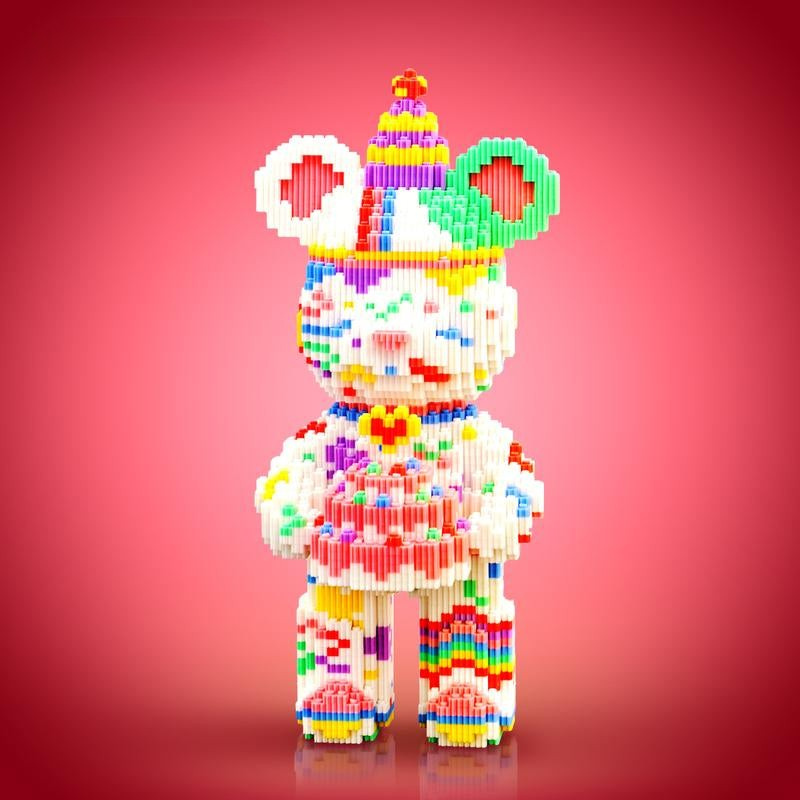 Bear Building Block Set - Perfect Educational Gift for Boys and Girls, Ideal for Birthdays and Family Bonding