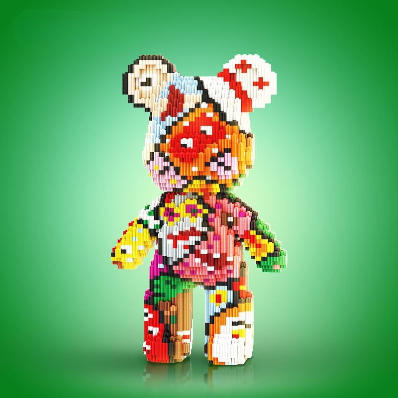Bear Building Block Set - Perfect Educational Gift for Boys and Girls, Ideal for Birthdays and Family Bonding