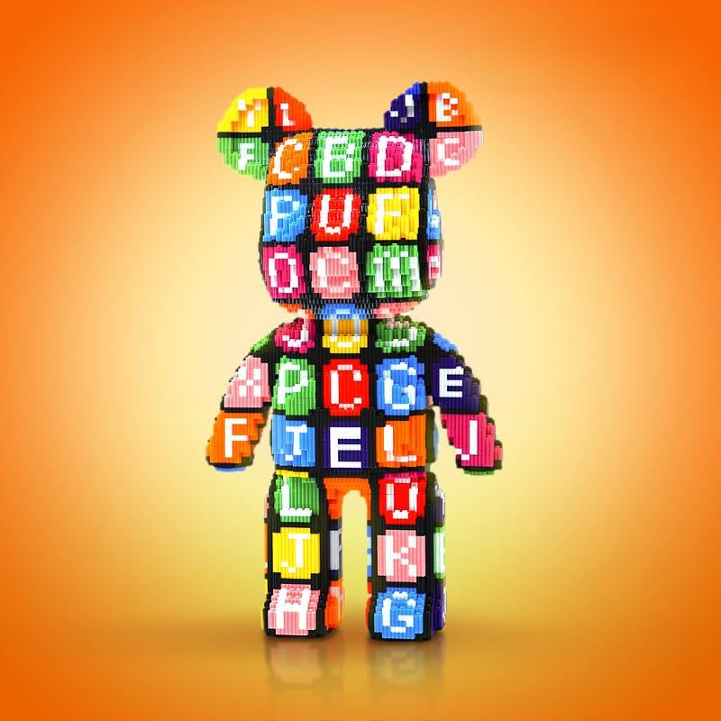 Bear Building Block Set - Perfect Educational Gift for Boys and Girls, Ideal for Birthdays and Family Bonding