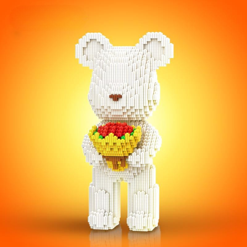 Bear Building Block Set - Perfect Educational Gift for Boys and Girls, Ideal for Birthdays and Family Bonding
