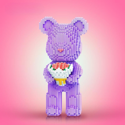 Bear Building Block Set - Perfect Educational Gift for Boys and Girls, Ideal for Birthdays and Family Bonding